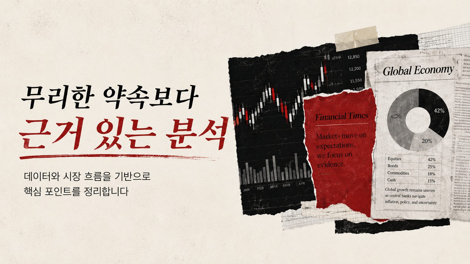무리한 약속보다 근거 있는 분석